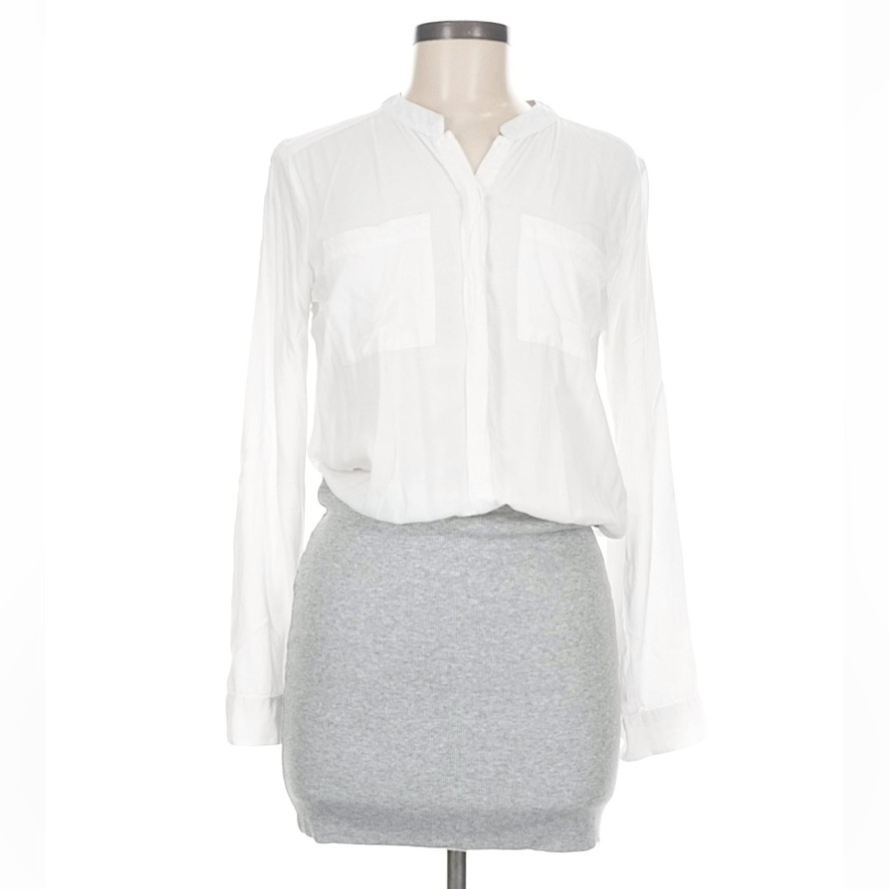 Splendid Light Gray Mini Skirt